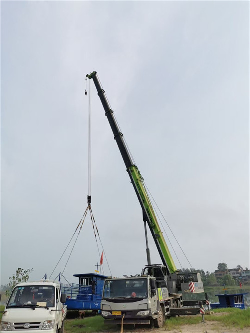 思茅区桥梁建设吊装案例